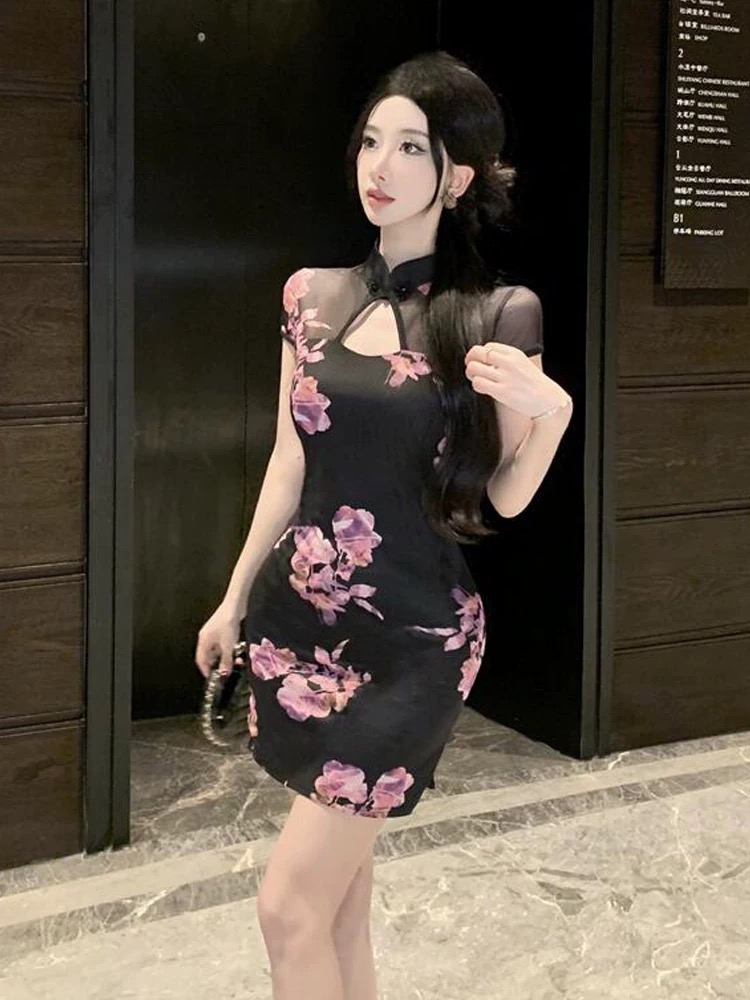 Bottle service qipao dress Q204 images